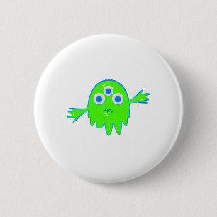 Radioaktives kleines Monster Button