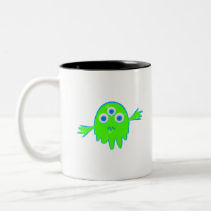 Radioaktives kleines Monster Zweifarbige Tasse