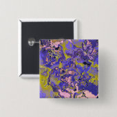 Radioaktives Marmor Button (Vorne & Hinten)