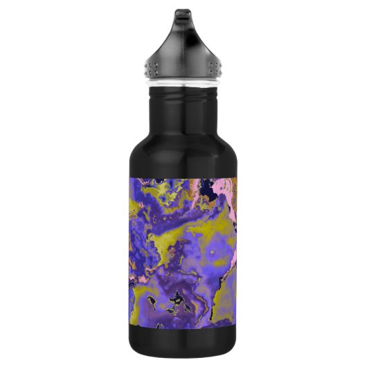 Radioaktives Marmor Edelstahlflasche (Rechts)