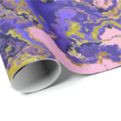 Radioaktives Marmor Geschenkpapier (Rolleneckpunkt)