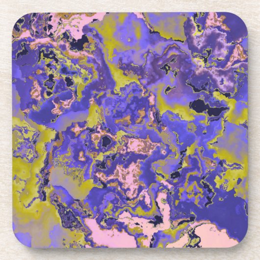 Radioaktives Marmor Getränkeuntersetzer (Vorderseite)