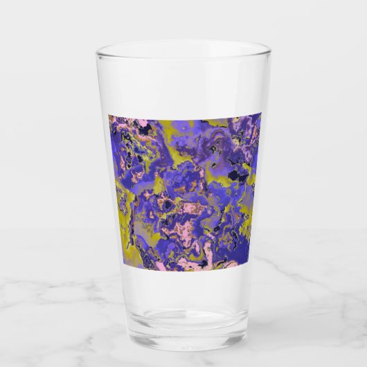Radioaktives Marmor Glas (Vorderseite)