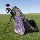 Radioaktives Marmor Golfhandtuch (Gras)