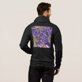 Radioaktives Marmor Hoodie (Schwarz voll)