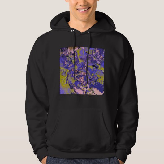 Radioaktives Marmor Hoodie (Vorderseite)