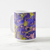 Radioaktives Marmor Kaffeetasse (Vorderseite Links)