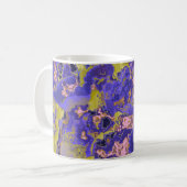 Radioaktives Marmor Kaffeetasse (Vorderseite Links)
