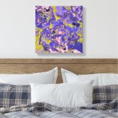 Radioaktives Marmor Leinwanddruck (Insitu (Schlafzimmer))