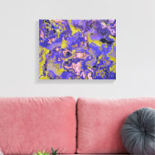 Radioaktives Marmor Leinwanddruck (Insitu (Wohnzimmer))