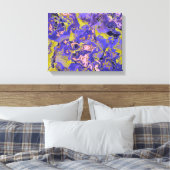 Radioaktives Marmor Leinwanddruck (Insitu (Schlafzimmer))