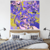 Radioaktives Marmor Leinwanddruck (Insitu (Schlafzimmer))