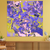 Radioaktives Marmor Leinwanddruck (Insitu (Wohnzimmer))