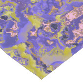 Radioaktives Marmor Mittelgroßer Tischläufer (Ecke)