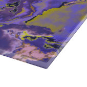 Radioaktives Marmor Schneidebrett (Ecke)