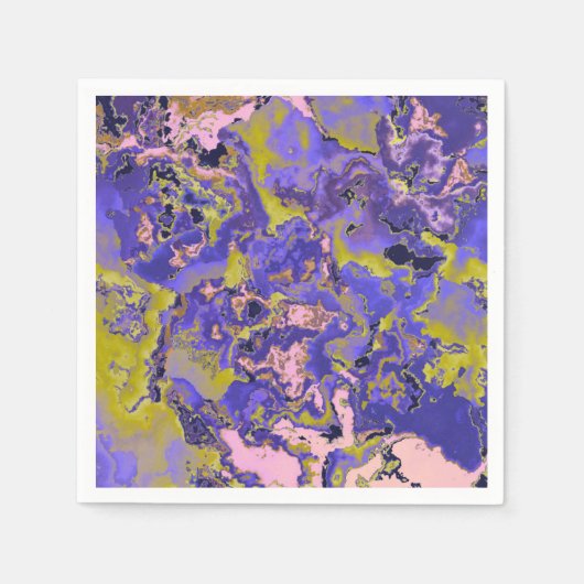 Radioaktives Marmor Serviette (Vorderseite)