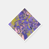 Radioaktives Marmor Serviette (Ecke)