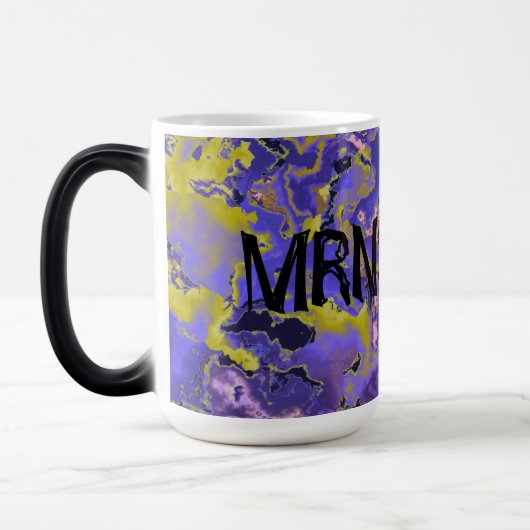 Radioaktives Marmor Verwandlungstasse (Links)