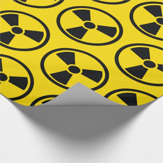 Radioaktives Muster Geschenkpapier (Ecke)