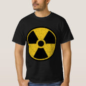 RADIOAKTIVES NUKLEAR WARNSYMBOLFUNKTIONSSIGN T-Shirt (Vorderseite)
