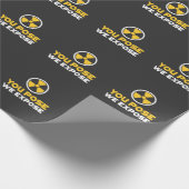 Radioaktives nukleares des geschenkpapier (Ecke)