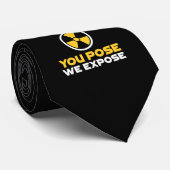 Radioaktives nukleares des krawatte (Gerollt)