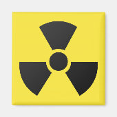 Radioaktives Signal Magnet (Vorne)