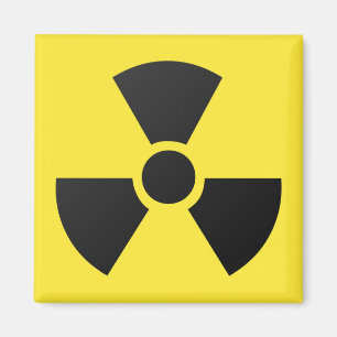 Radioaktives Signal Magnet