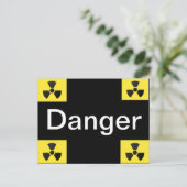 Radioaktives Signal Postkarte (Stehend Vorderseite)