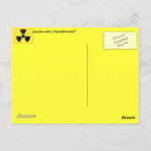 Radioaktives Signal Postkarte (Rückseite)