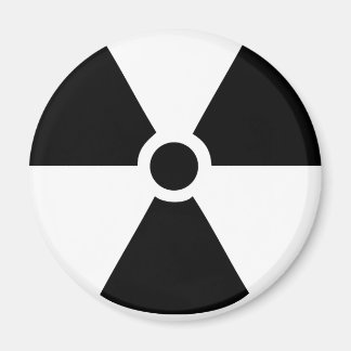 radioaktives Symbol Magnet