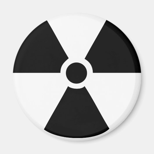 radioaktives Symbol Magnet (Vorne)