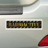Radioaktives Warnzeichen| Coole Grunge Autoaufkleber (Auf Auto)