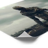 Radioaktives Zombie Poster (Ecke)