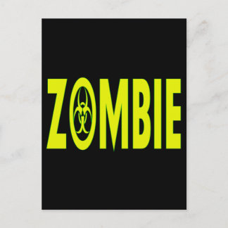 Radioaktives Zombie Postkarte