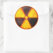 Radioaktivität Runder Aufkleber (Tasche)