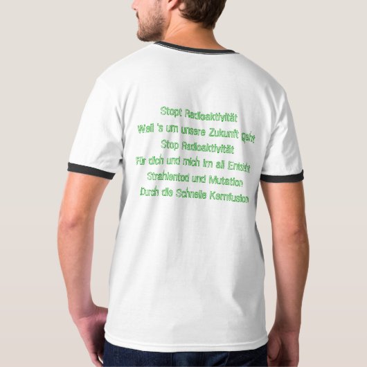 Radioaktivität T-Shirt (Schwarz voll)