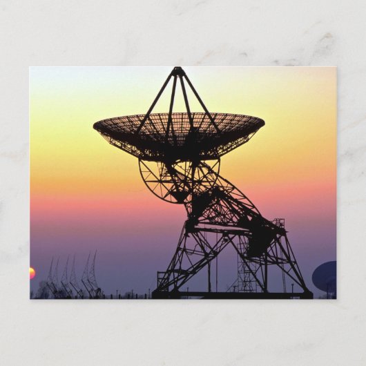 Radioastronomie Postkarte (Vorderseite)