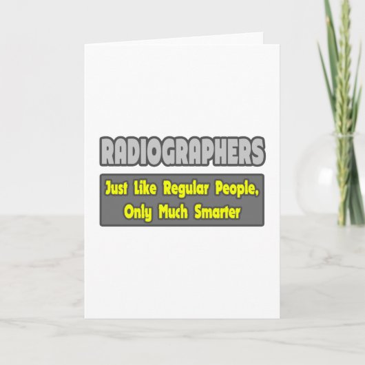 Radiographen .. Klüger Karte (Vorderseite)