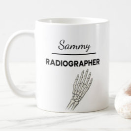 RADIOGRAPHER Personalized Name X-Ray Tech Gift Kaffeetasse