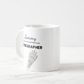 RADIOGRAPHER Personalized Name X-Ray Tech Gift Kaffeetasse (Vorderseite Links)