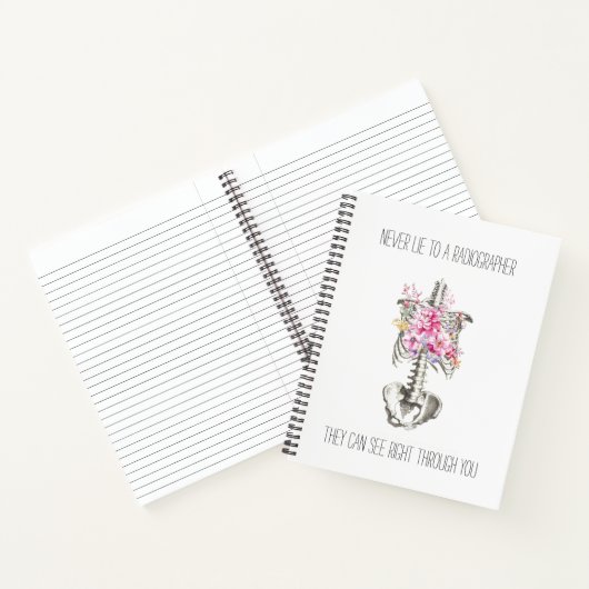 Radiographie-Notebook Notizblock (Innenseite)