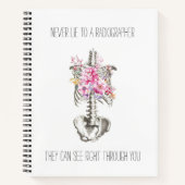 Radiographie-Notebook Notizblock (Vorderseite)