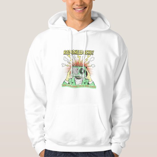Radioheadache Vintage Retro Hoodie (Vorderseite)