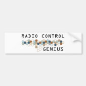 RadioKontrollen-Genie Autoaufkleber (Vorne)
