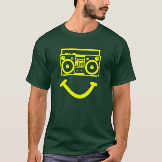Radiokopf (Gelb) T-Shirt (Vorderseite)
