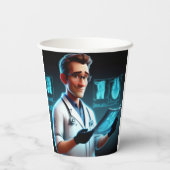 Radiologe Birthday Pappbecher (Rückseite)