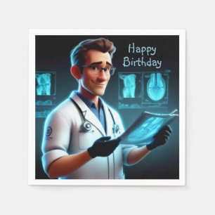 Radiologe Birthday Serviette