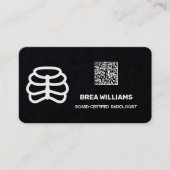 Radiologe Custom QR Visitenkarte (Vorderseite)