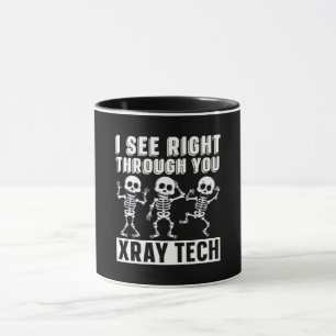 Radiologe, die ich direkt durch Sie sehe Radiologi Tasse